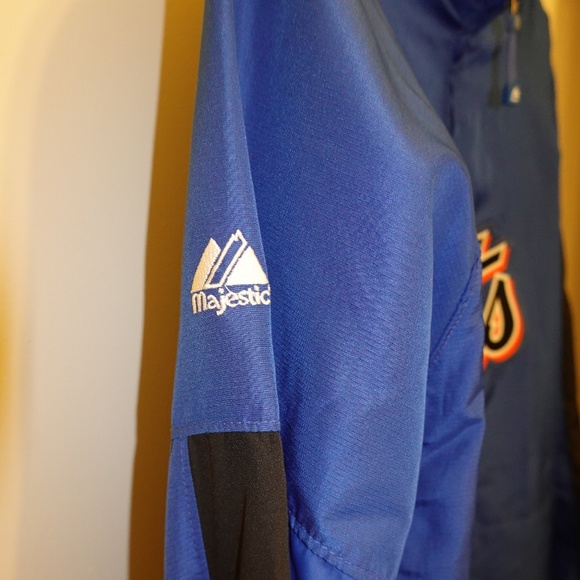 New York Mets Majestic Cool Base Pullover Sweater - Picture 3 of 6